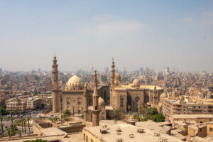 users. Example: A panoramic view of Cairo, Egypt, as seen from the historic Citadel of Saladin